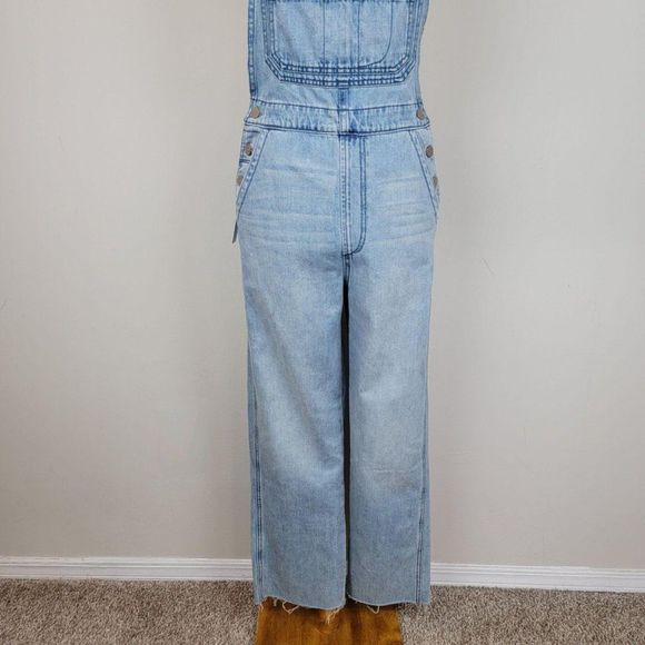 Joe's Captivate The Wide Leg High Rise Overall Jea - Picture 14 of 16